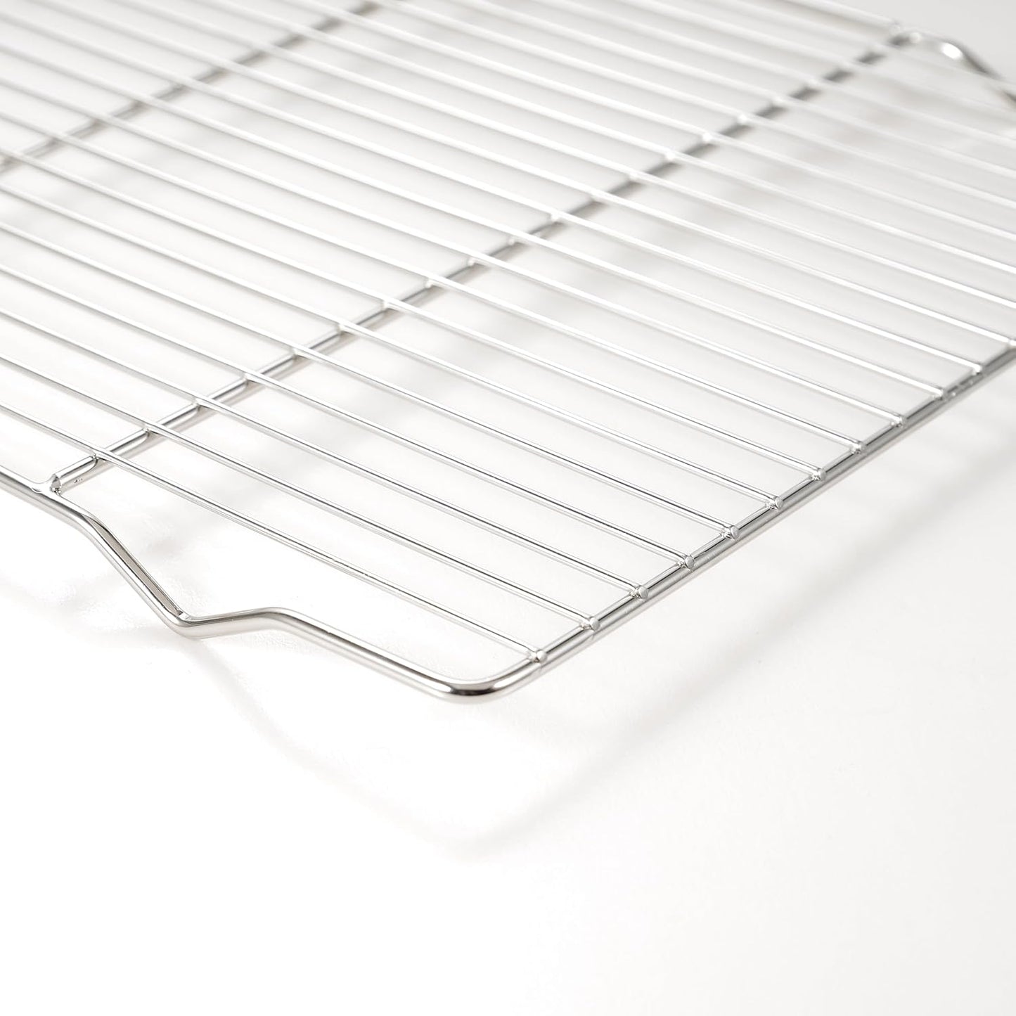 Cooling rack,2-Pack Heavy-Duty Stainless Steel wire rack for cooking (16.5"x11.5") - Oven Baking Wire Rack for Sheet Pans, Bread, Dishwasher Safe & Non-Toxic Metal Grates