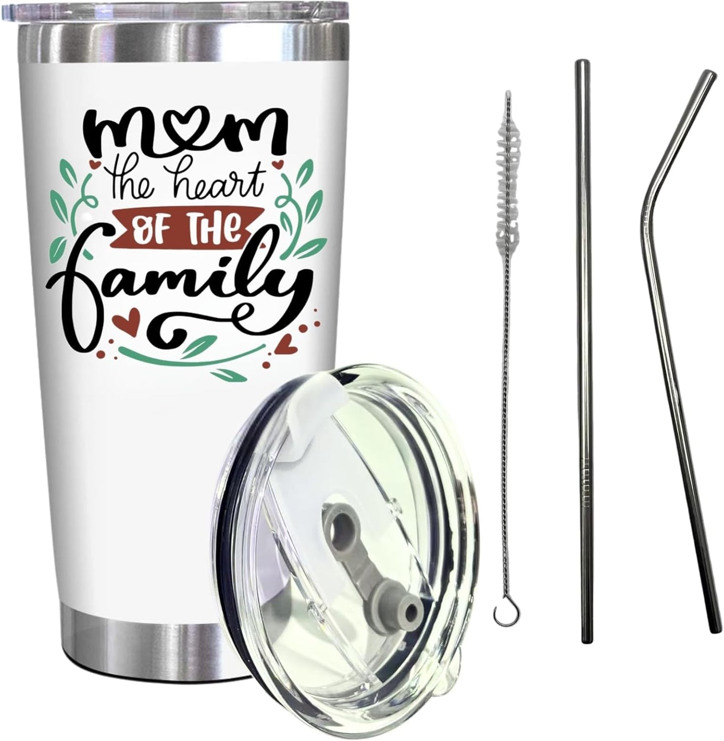 Birthday Gifts for Mom - 20 oz Stainless Steel Insulated Coffee Tumbler with Lid - Mom Birthday Gifts from Daughter Son, Mothers in Law, Mama, Grandma Gift Ideas, Tumblers for Women