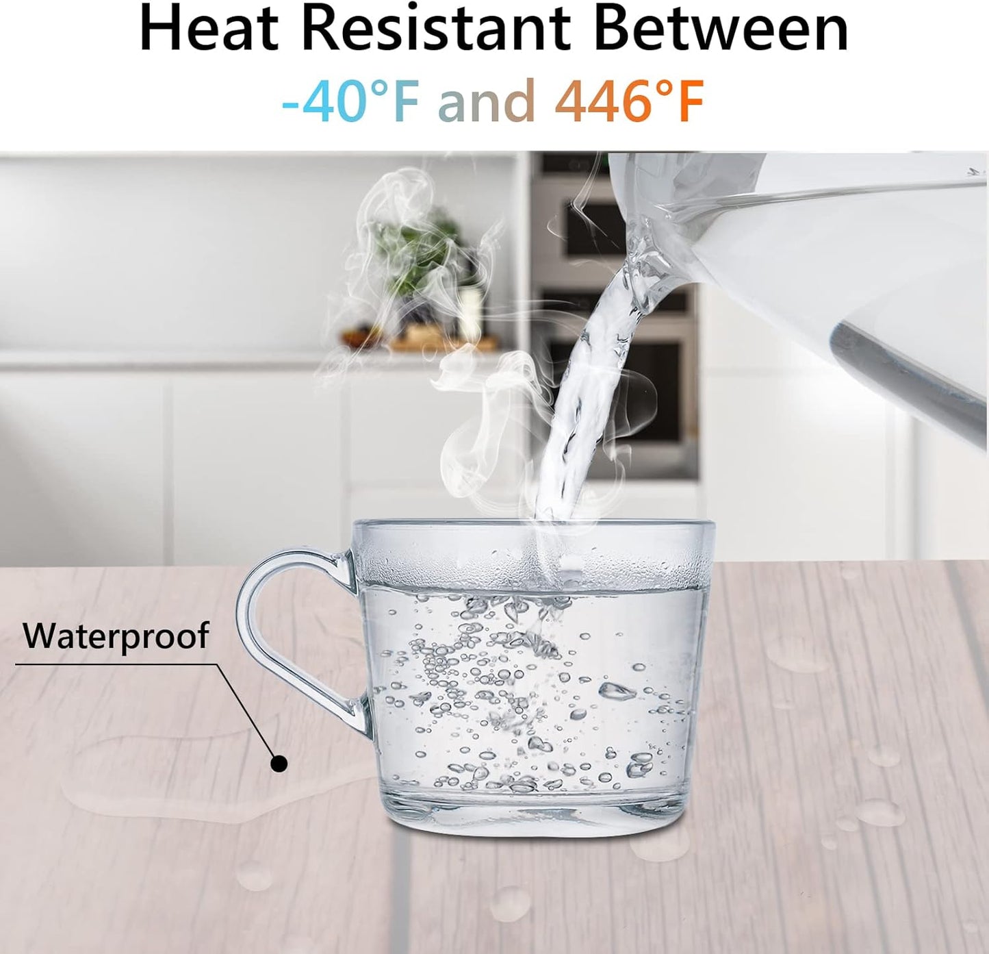 Gartful Non Slip Silicone Mat - 27.6 x 19.7 inches, Thick Transparent Mat for Baby, Crafts, Jewelry, Countertop Protection