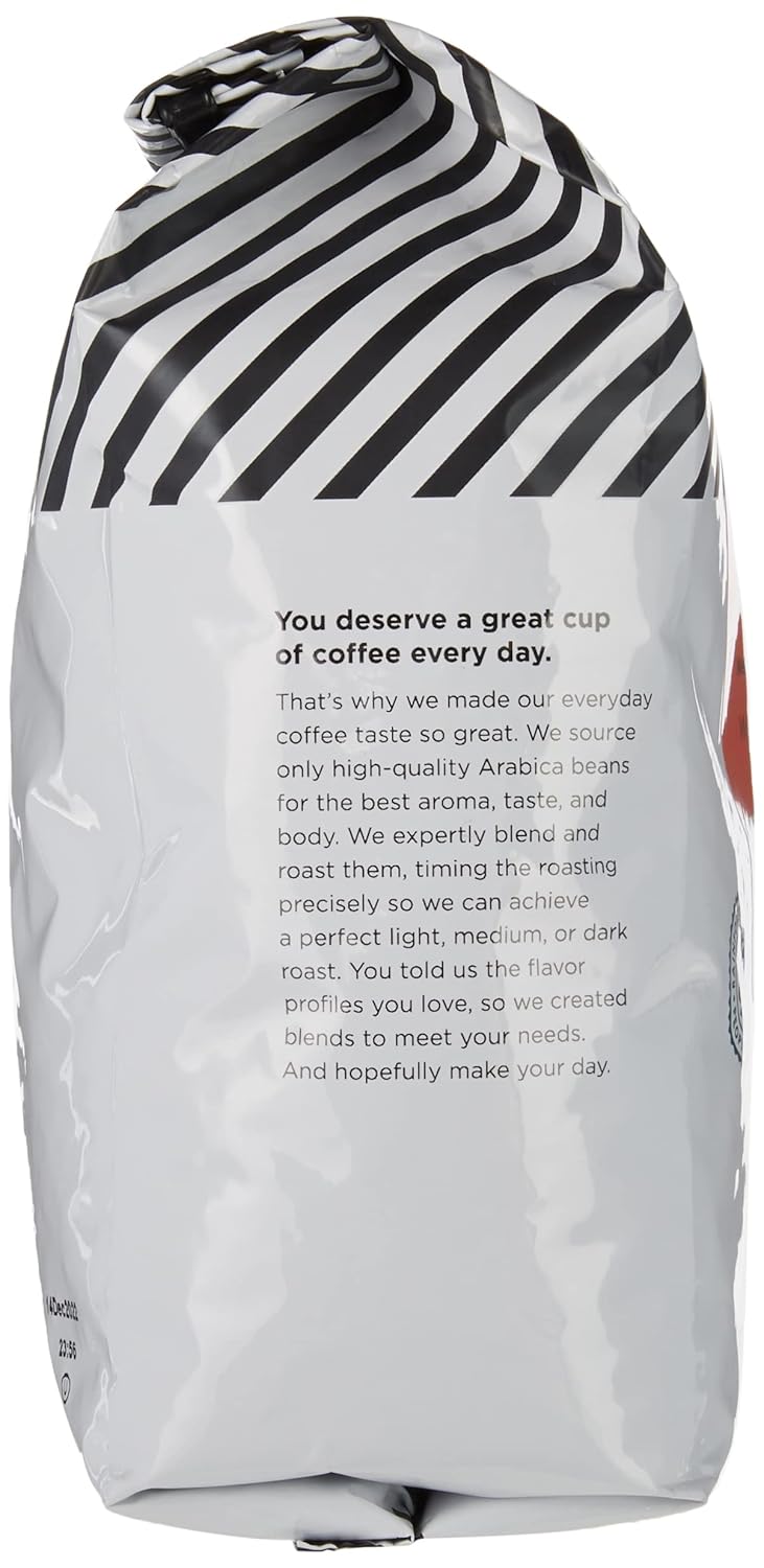 Amazon Fresh, Colombia Whole Bean Coffee Medium Roast, 32 Oz (Pack of 2)