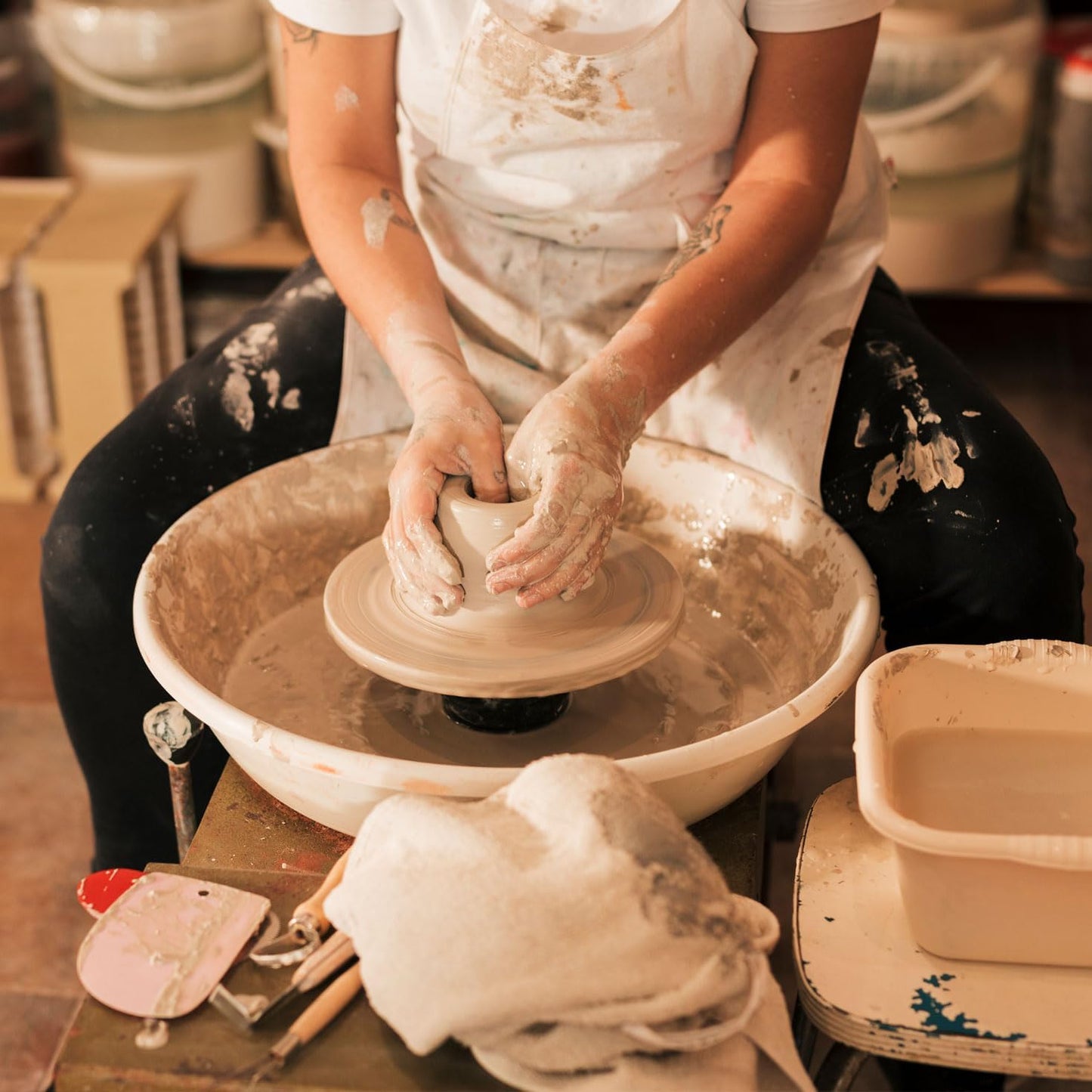 lepni.me Chefs Aprons | Cooking Baking Grilling for Home Restaurant | Premium Kitchen Aprons with Double Pocket for Men Women