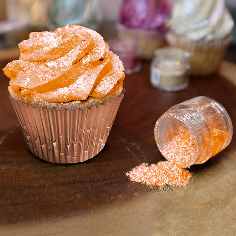 Creamsicle Orange Tinker Dust - (25g 1x Jar) | Add a Sweet Touch to Your Delicacies, Drinks and Desserts with Edible Glitter!