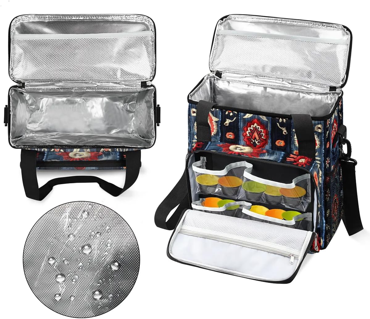 Coffee Maker Travel Bag Compatible with Keurig K-Mini,Single Serve Coffee Brewer Carrying Case Compatible for K-Mini Plus with Multiple Pockets for K-Cup Pods(Bag Only)