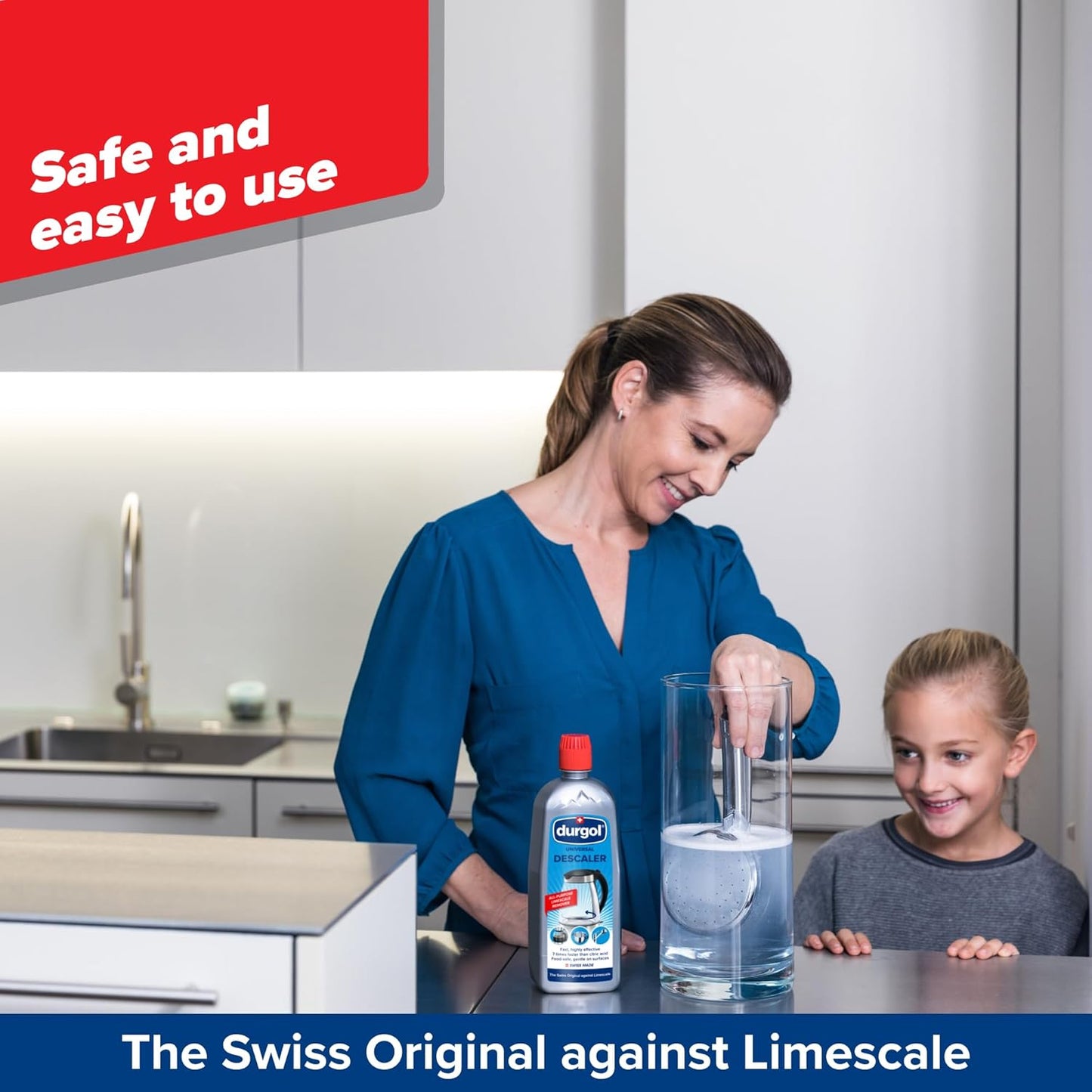 Durgol Universal, Multi-Purpose Descaler and Decalcifier for Household Items, 16.9 Fluid Ounces (Pack of 1) Blue