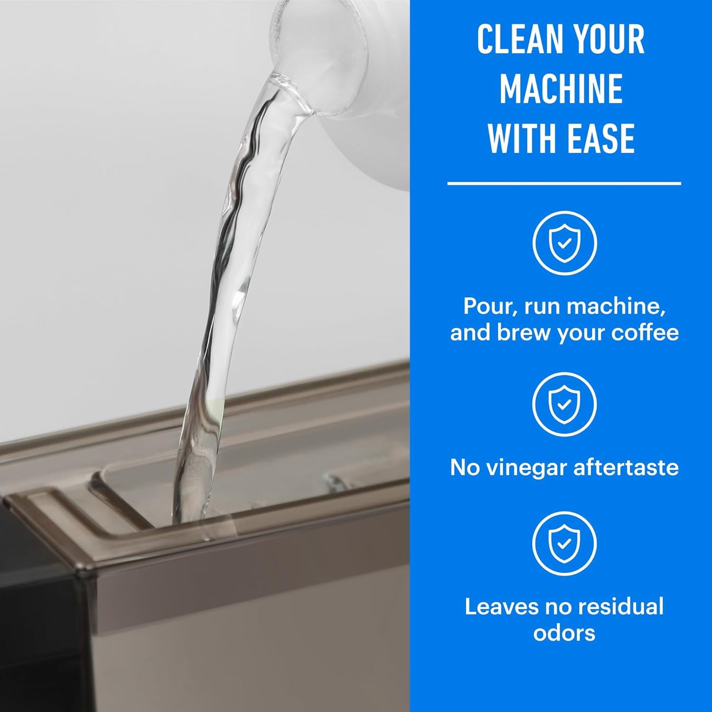 Essential Values Descaling Solution Compatible with Breville - Coffee Pot Cleaner and Descaler - Descaler Specially Formulated for Breville Coffee Machines - 12 Month Supply 2-Pack