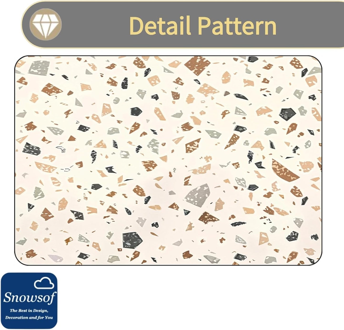 Dish Drying Mat - Absorbent Countertop Mat for Coffee Maker, Expresso Machine, Kitchen Use (04,16''×20'')