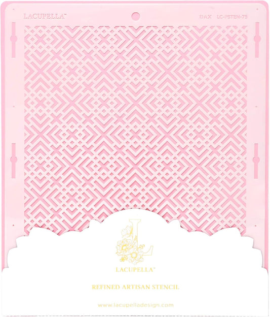 Cake Decorating Stencil for Tall Buttercream Cake, Royal Icing, Ganache, Paint, Airbrush (DAX)