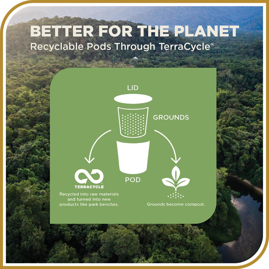 Don Francisco's French Dark Roast Coffee - 24 K-Cup Compatible Single-Serve Pods - Bold, Smoky Flavor with Chocolate Notes - 100% Arabica - Compatible with Keurig Brewers