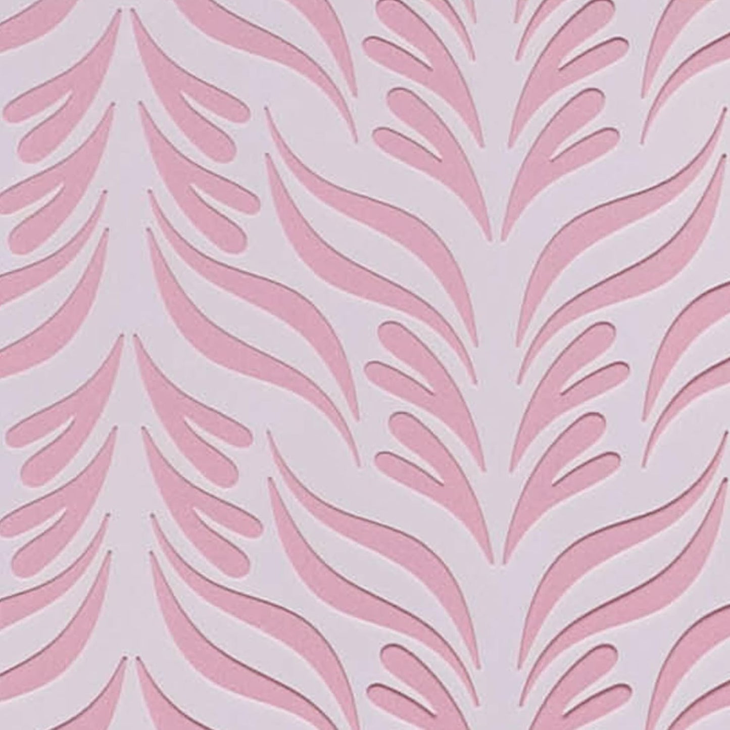 Cake Stencil - Seamless Delicate Pattern for Decorating Tall Double Barrel Cake to Use with Buttercream, Royal Icing, Ganache, Paint, Airbrush (OLLO)