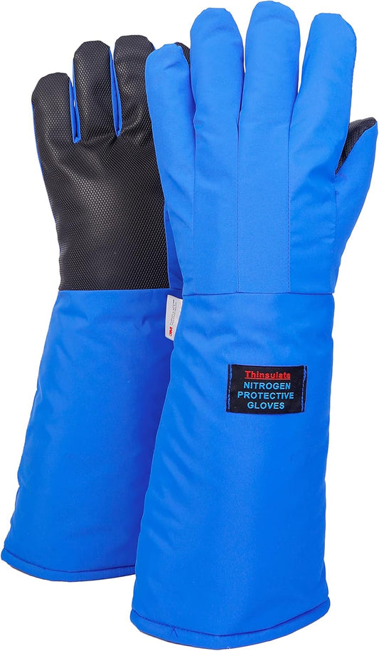 Cryogenic Gloves Low Temperature LN2 Liquid Nitrogen Protective Gloves Cold Storage Safety Frozen Gloves-