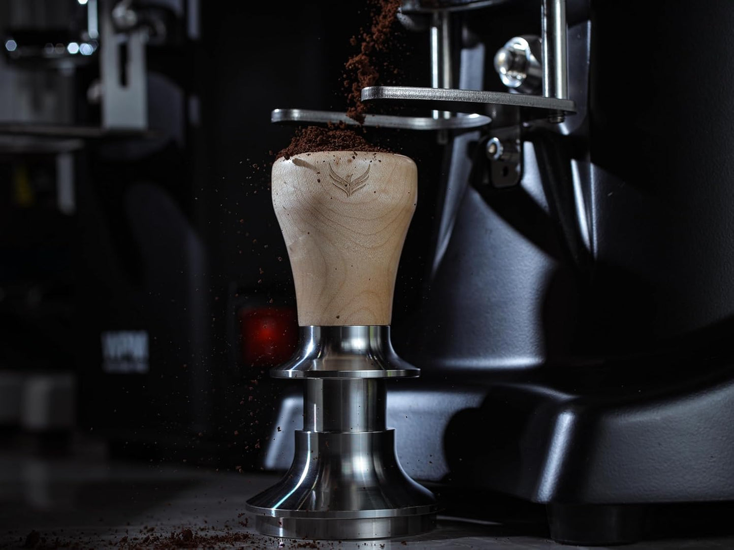 58 mm Tamper Auto-Leveling and Calibrated Spring Loaded Design Stainless Steel Ripple Base 58mm Espresso Tamper Tool with 20lb / 25lb / 30lbs Replacement Springs