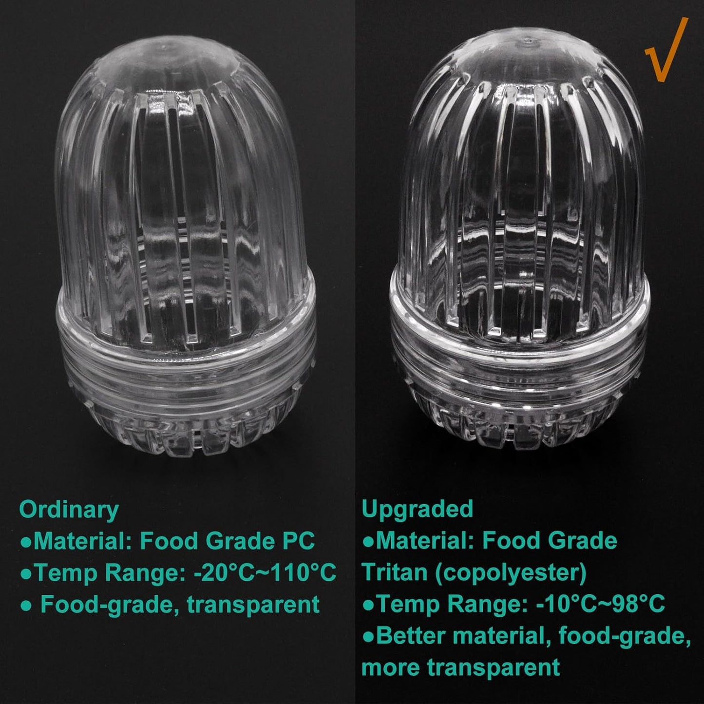 2pcs Upgraded Fruit Infuser Insert, Tea Infuser Bottle Ball for Wide Mouth Bottles