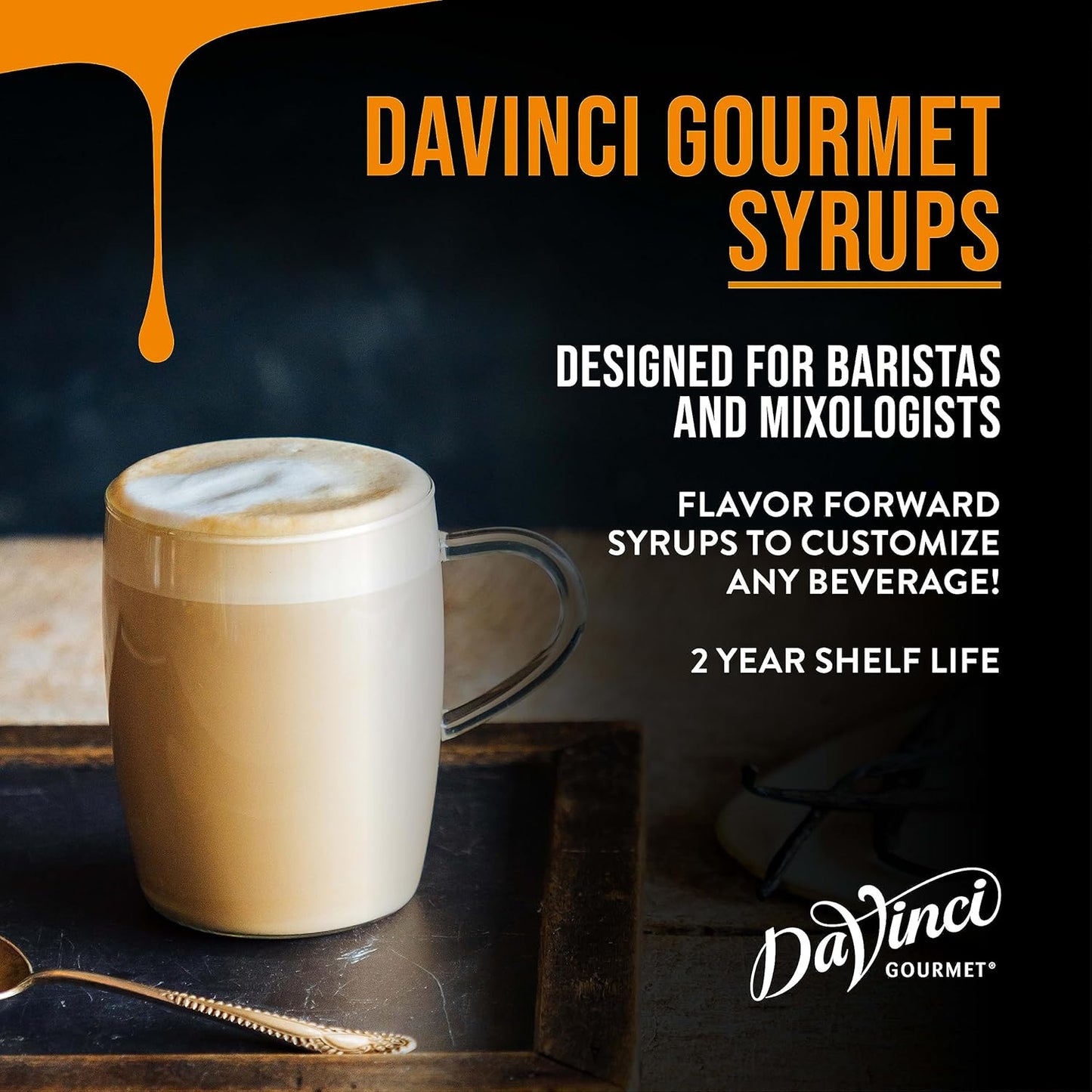 DaVinci Gourmet Classic Original Hazelnut Syrup, 25.4 Fluid Ounces (Pack of 1)