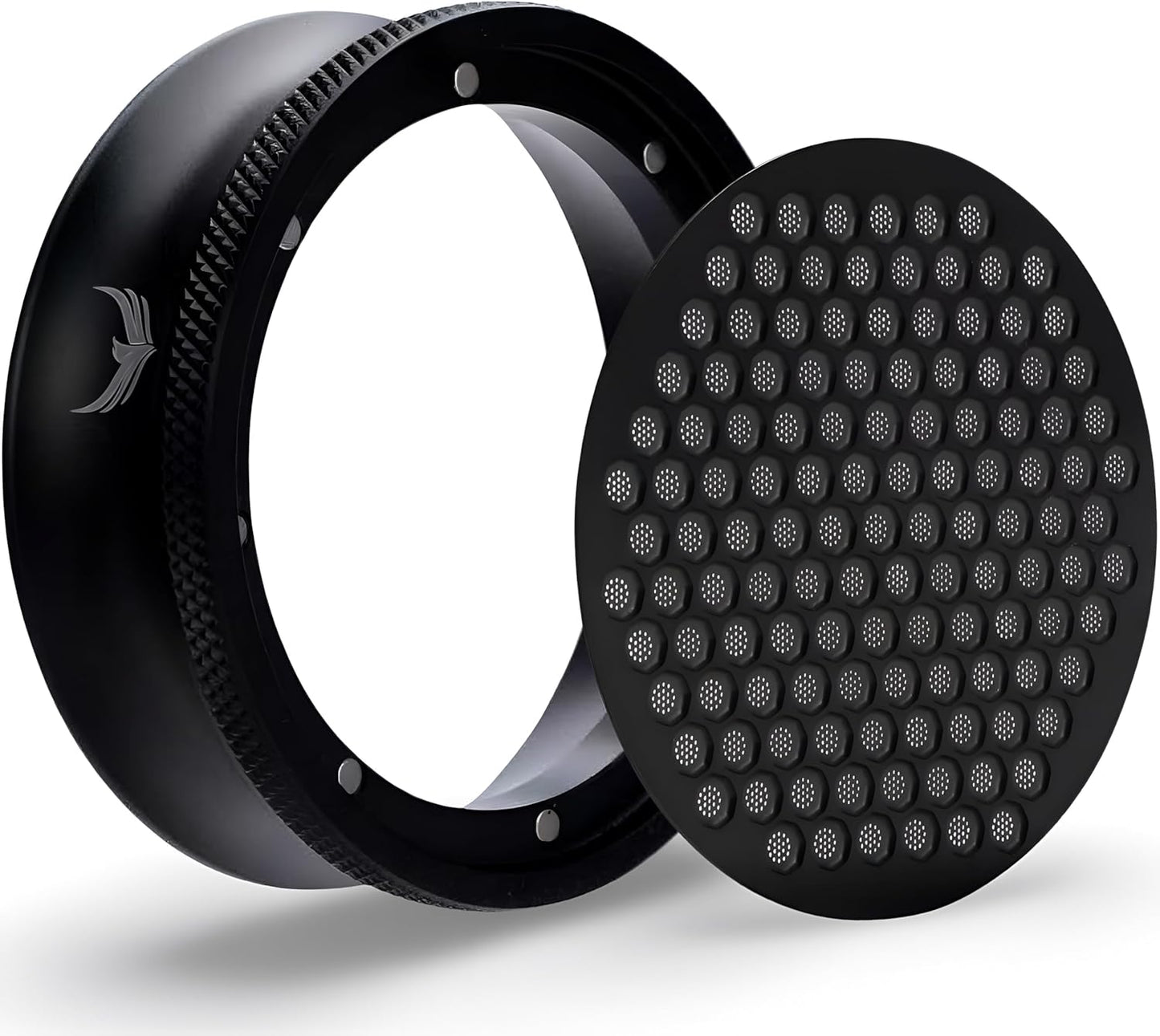 51mm Magnetic Dosing Funnel and Espresso Puck Screen Kit- Premium Portafilter Funnel And Puck Filter For 51 mm Portafilter Basket