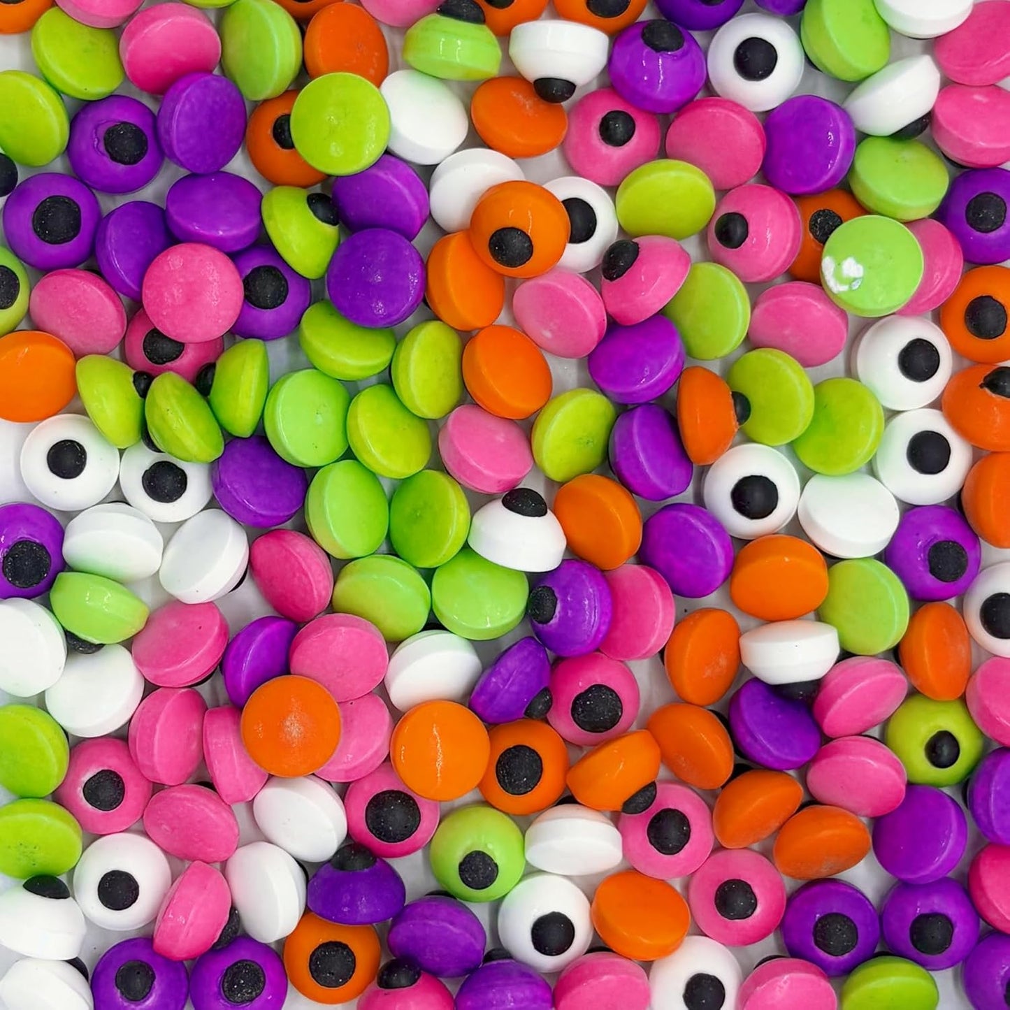 Dynastang Mixed Colour Eyes Sprinkles Halloween Edible Eyes Cake Decoration Cupcake Toppers Cookie Decorating Perfect for Cakes, Cupcakes, Desserts Toppings 3OZ