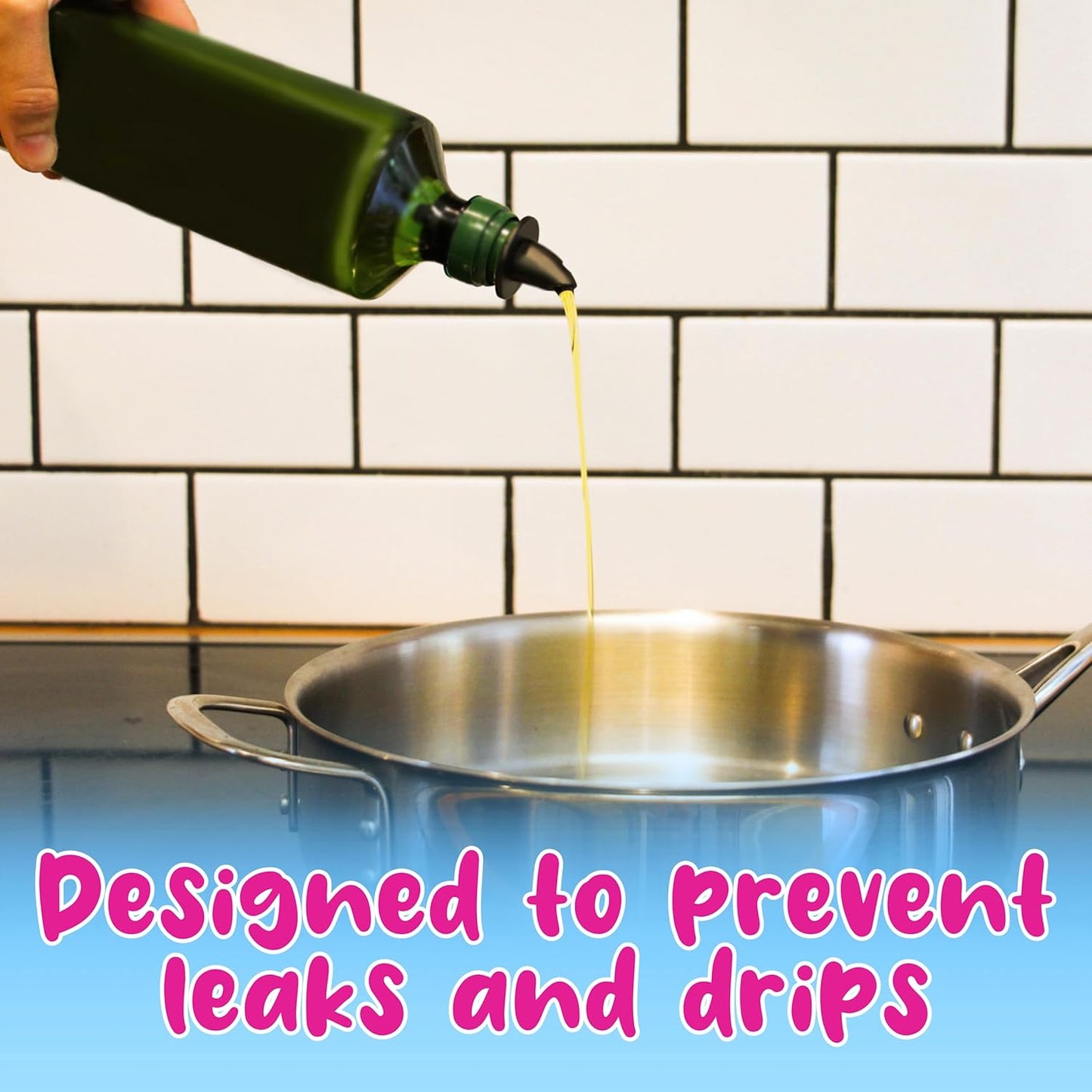 Hawaiian Shaved Ice Syrup Precise Control Bottle Pourers - Professional Pour Spouts for Snow Cone & Drink Flavors (10-Pack)