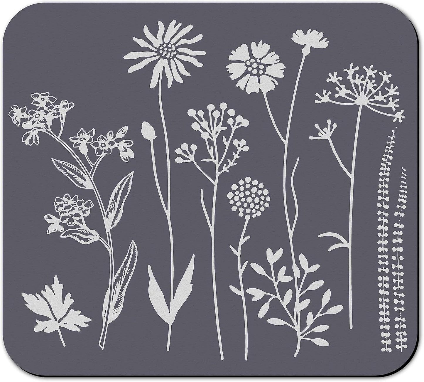 Dish Drying Mat for Kitchen Counter 16x18in Grey Washable Quick Dish Drying Pad Rubber Backed Absorbent Draining Mat