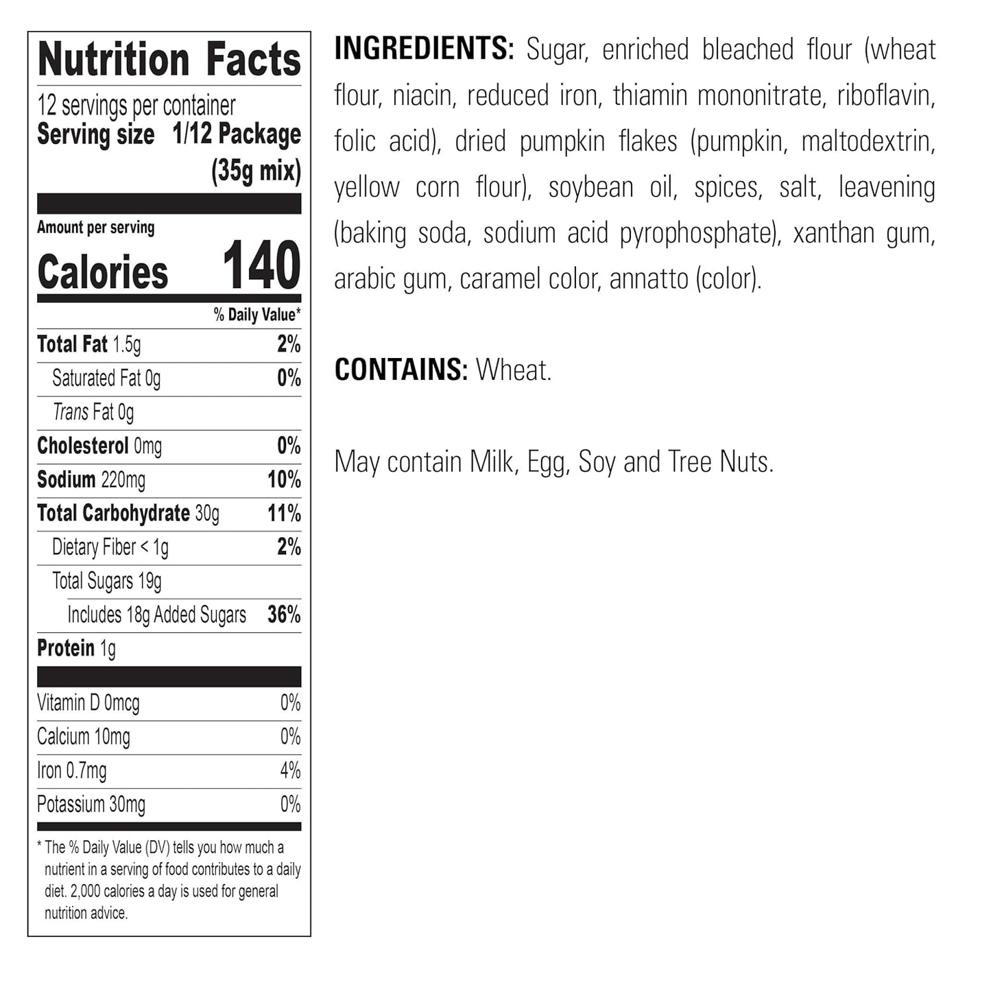 Krusteaz Baking Mix, Pumpkin Spice Quick Bread Mix, Made with Real Pumpkin & No Artificial Flavors, 15 Ounce Box (Pack of 4)