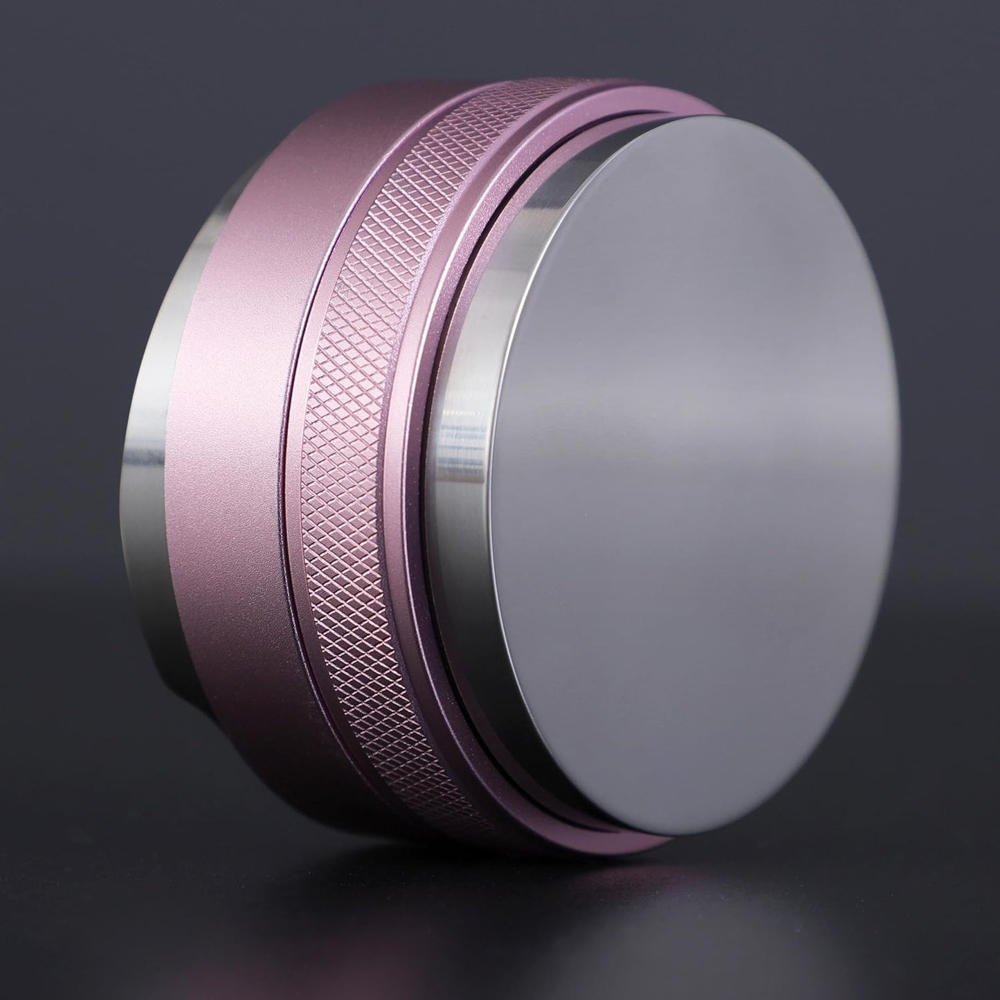 58mm Coffee Distributor and Tamper,Dual Head Coffee Leveler Fits for Gaggia E61 58mm Portafilter,Professional Espresso Hand Tamper.(Light pink)