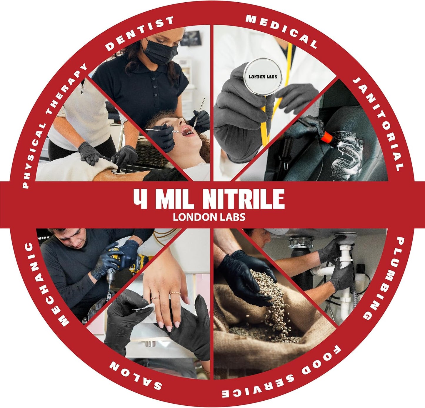 4Mil Synsafe Black (100 CT)-XL