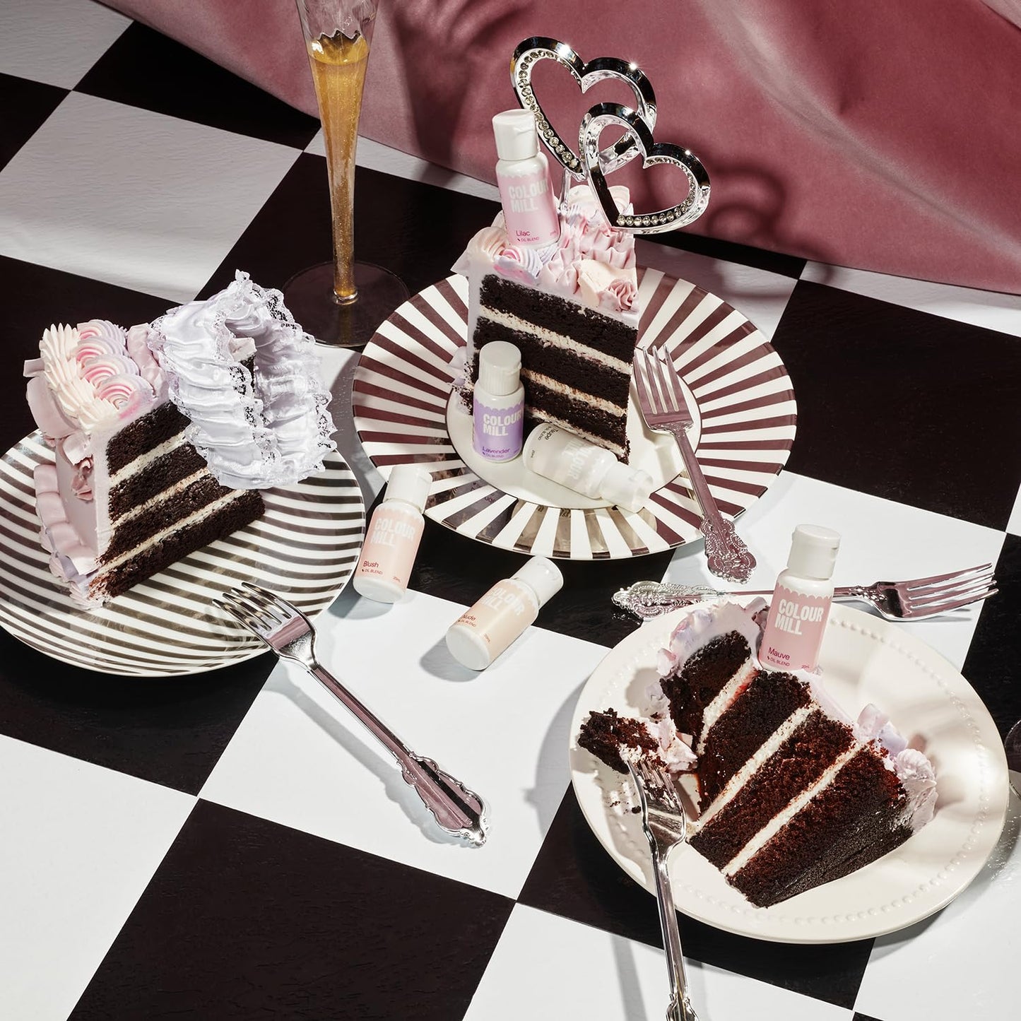 Colour Mill Bridal-Pack Oil-Based Food Coloring, 20 Milliliters Each of 6 Colors: Blush, Lavender, Lilac, Mauve, Nude and Taupe 4.08 Fl Oz 120 milliliters