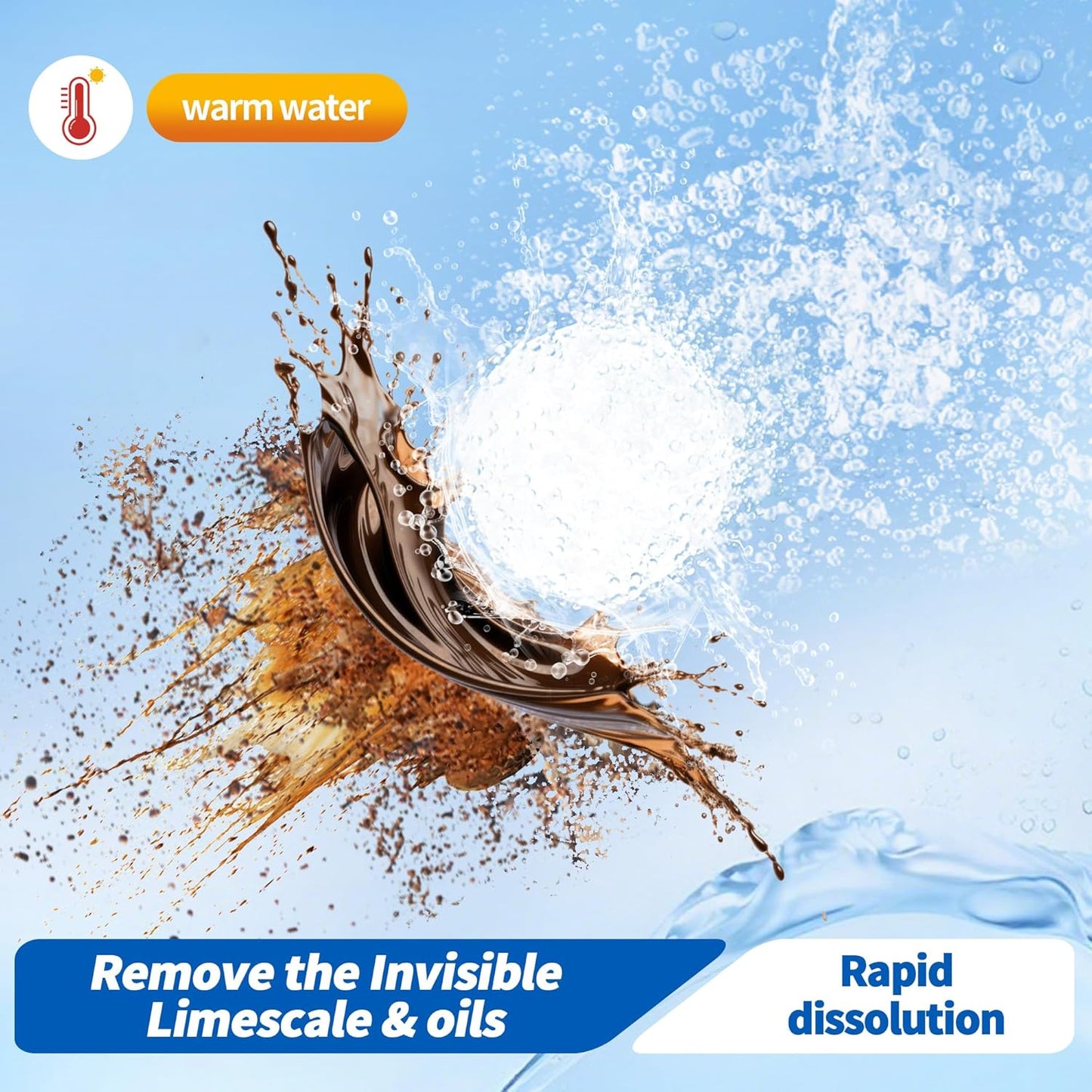 48 Pack Coffee Machine Descaler &Cleaner Tablets-2-Years Supply,Deep Cleans Limescale&Coffee Oils,Universal for Single-Serve Pod,Drip,Espresso Makers,Eliminates Odors&Residue-Free for Keurig Descaling