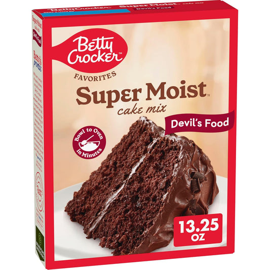 Betty Crocker Favorites Super Moist Devil’s Food Cake Mix, 13.25 oz
