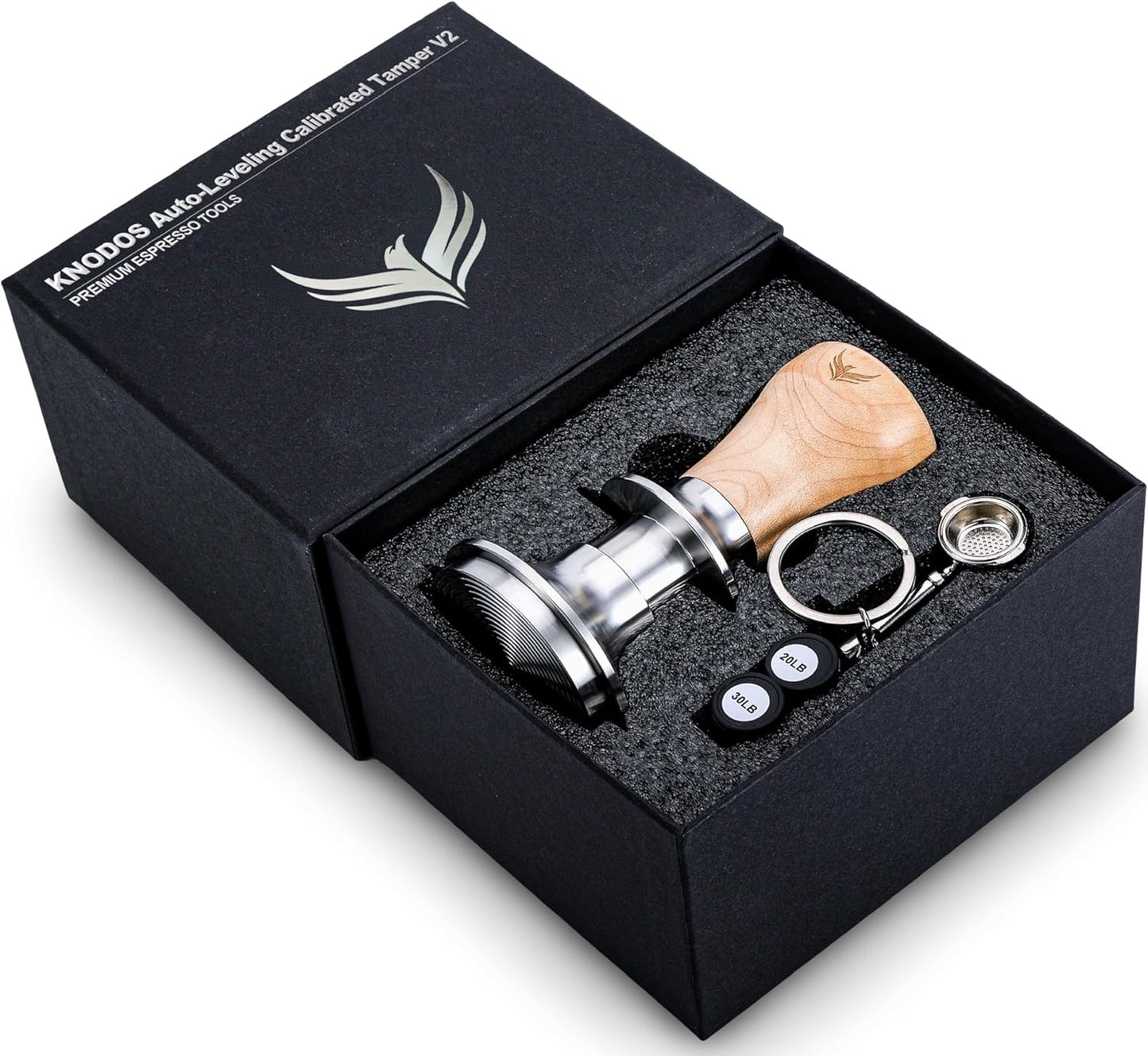 51 mm Tamper Tool Espresso Spring Loaded Calibrated Coffee Tamper Compatible With Delonghi, Casabrews, Smeg and more Espresso Machine Accessories