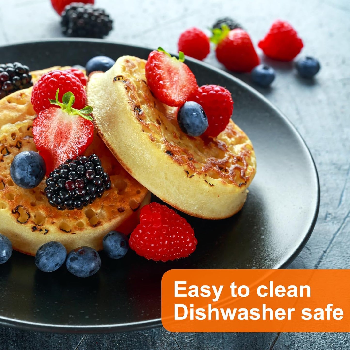 HARFINGTON Round Cake Ring 8.27 x 1 Inch Seamless Stainless Steel Pastry Mousse Dessert Ring Mirror Coating for Baking Cooking English Muffins Crumpet Making Tool