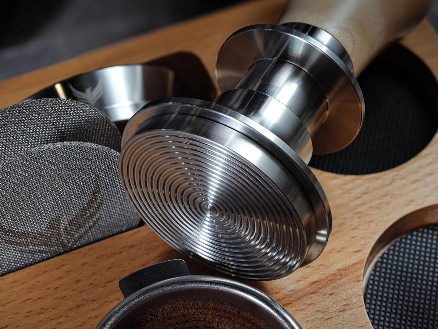 51 mm Tamper Tool Espresso Spring Loaded Calibrated Coffee Tamper Compatible With Delonghi, Casabrews, Smeg and more Espresso Machine Accessories