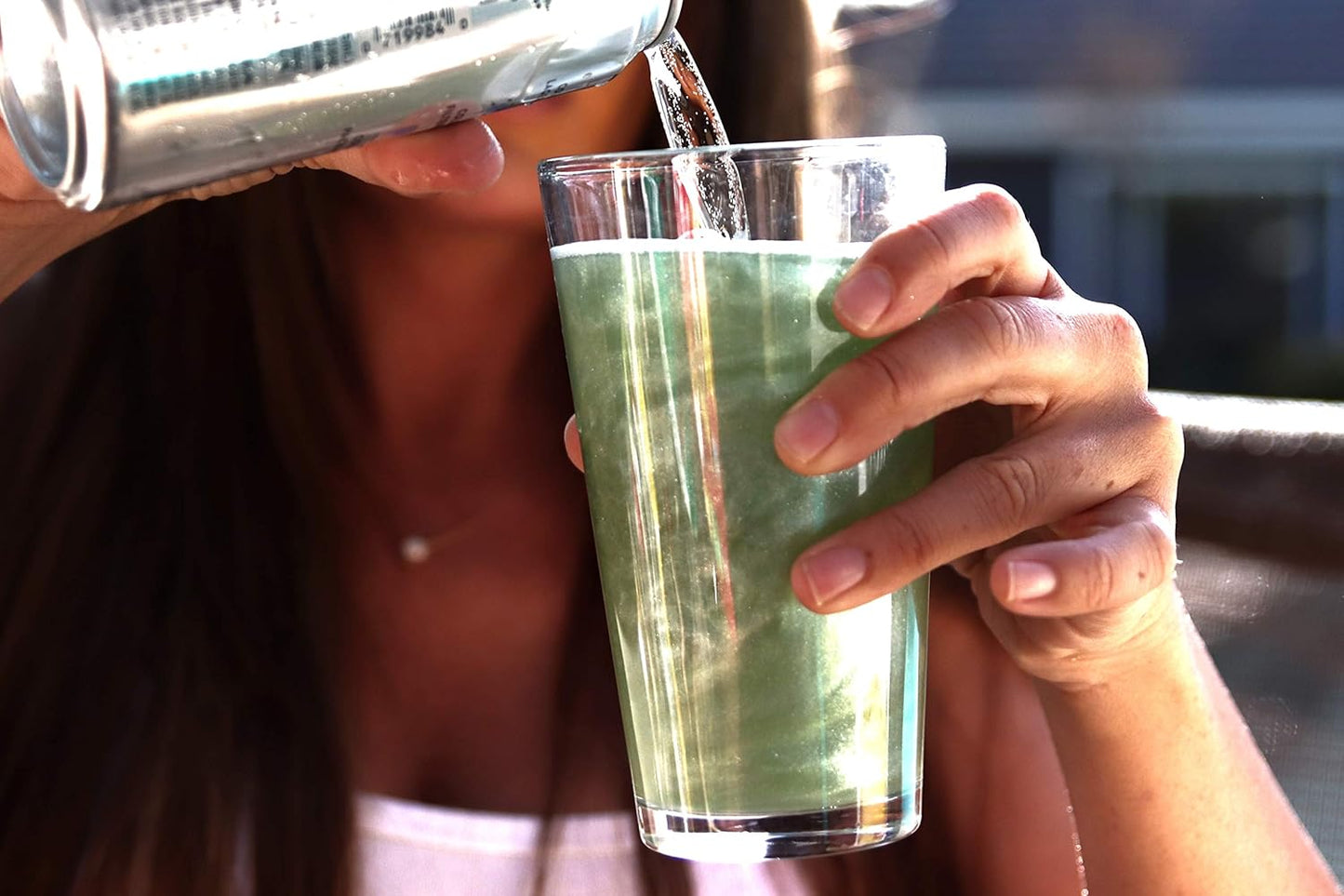 BREW GLITTER Edible Glitter For Drinks, Cocktails, Beer, Garnish Glitter & Beverages | KOSHER & HALAL Certified | 100% Edible & Food Grade | Vegan, Gluten, Nut Free (45g Shaker, Green)