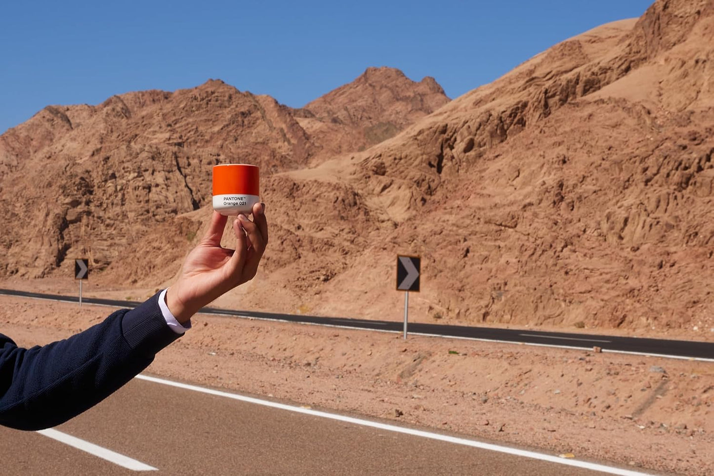 Copenhagen Design Pantone Macchiato Cup - Coffee, Latte, Macchiato Mug - 3.34oz/100ml, Cool Grey 9