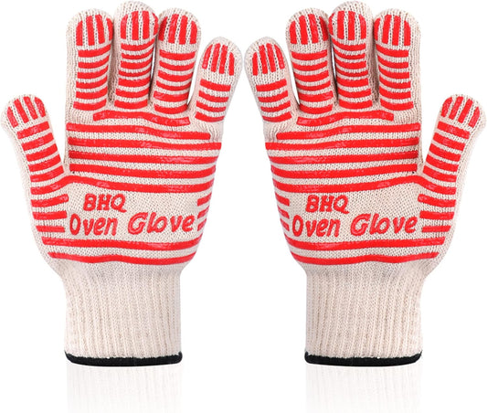 CZSYZCZS Extreme Heat Resistant Oven Gloves - 932F - Cooking Gloves for BBQ, Grilling, Baking,Cutting, Smoker Fireplace