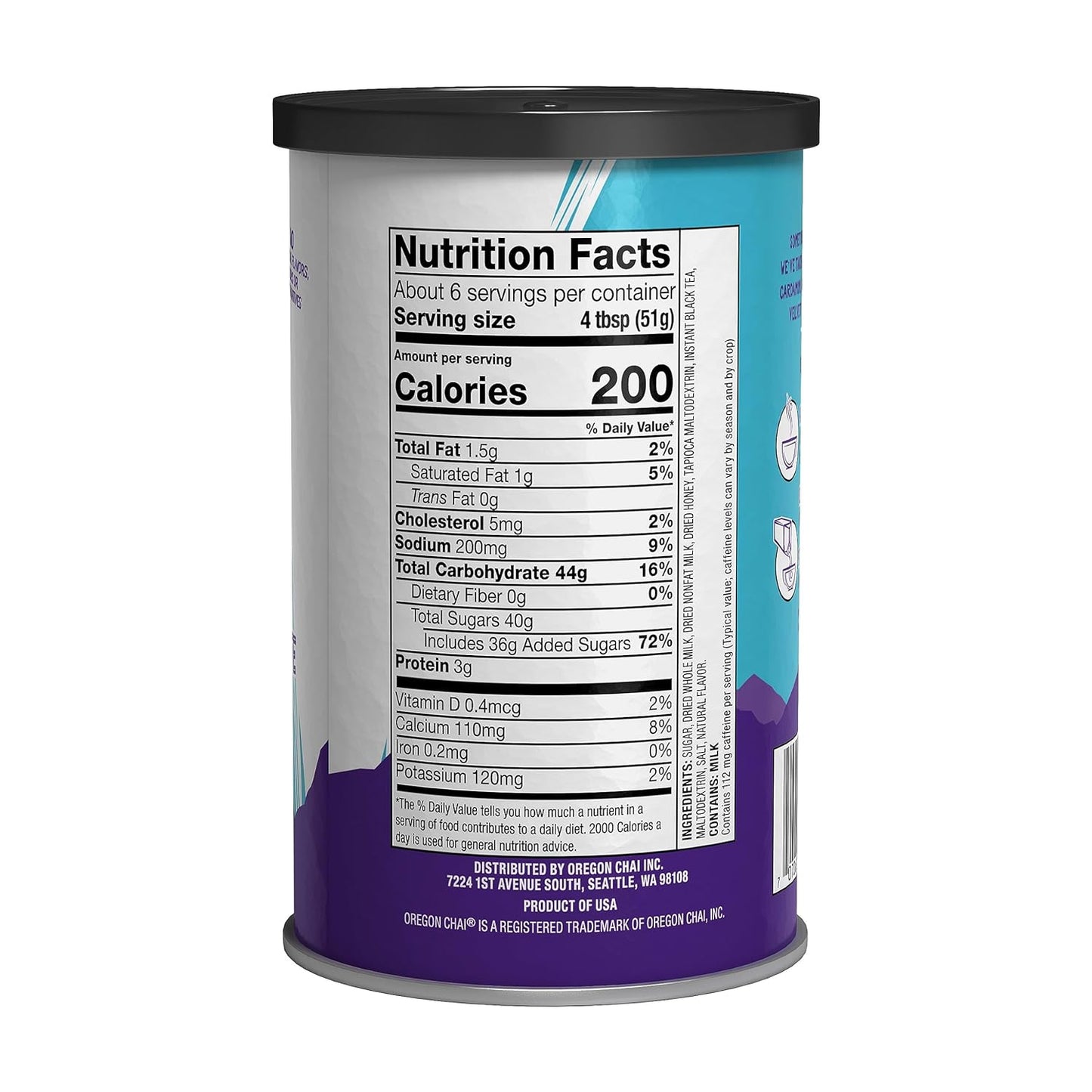 Oregon Chai Vanilla Chai Tea Latte Mix, 10 Ounces (Pack of 1)