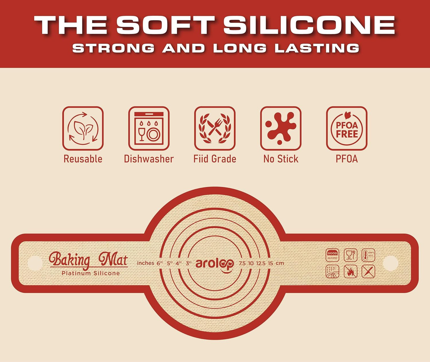 Silicone Sourdough Bread Sling – 2PCS NonStick Baking Mat for Dutch Oven, High Degree Reusable Dough Lifter Liner for Bread Proofing and Baking, Heat Resistant and Easy to Clean with Long Handle