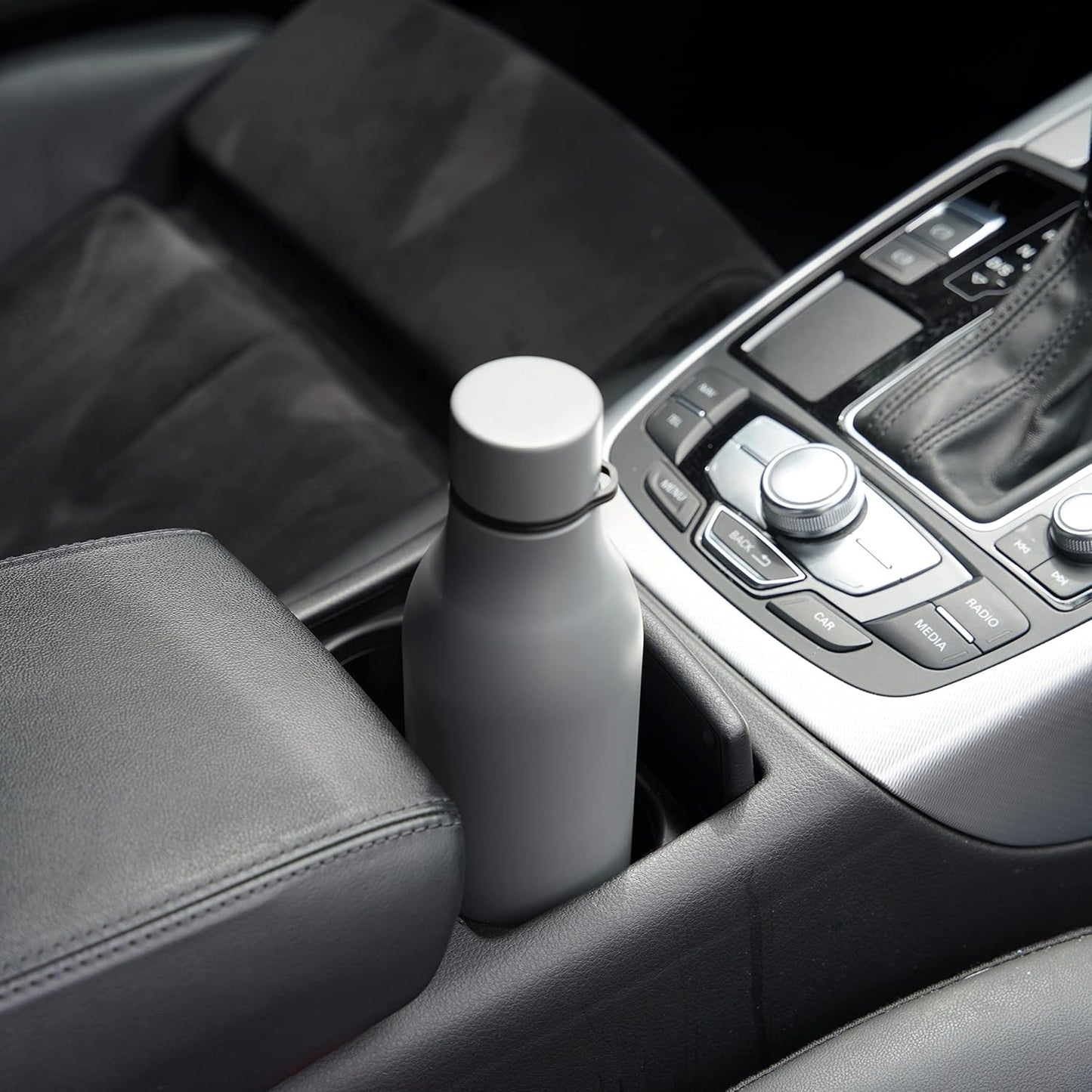 BJPKPK Insulated Water Bottles, 18 oz Stainless Steel Metal Water Bottle with Strap, BPA Free Leak Proof Thermos, Mugs, Flasks, Reusable Water Bottle for Sports& Travel, Blossom