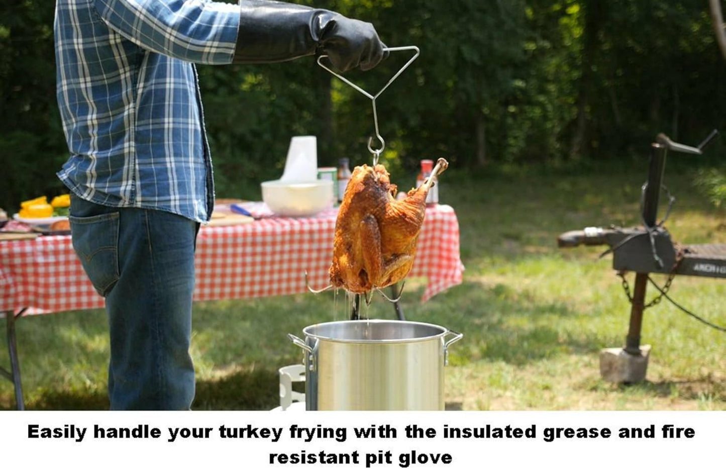 Artisan Griller BBQ Heat Resistant Insulated Smoker, Grill, Fryer, Oven, Brewing, Cooking Gloves