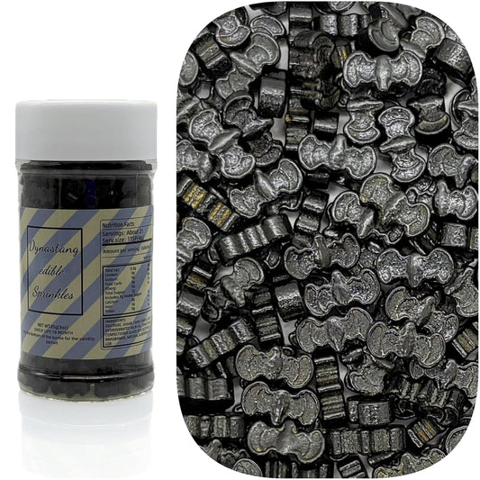 Dynastang Bats Sprinkles Halloween Edible Bat Cake Decoration Cupcake Toppers Cookie Decorating Perfect for Cakes, Cupcakes, Desserts Toppings 3OZ