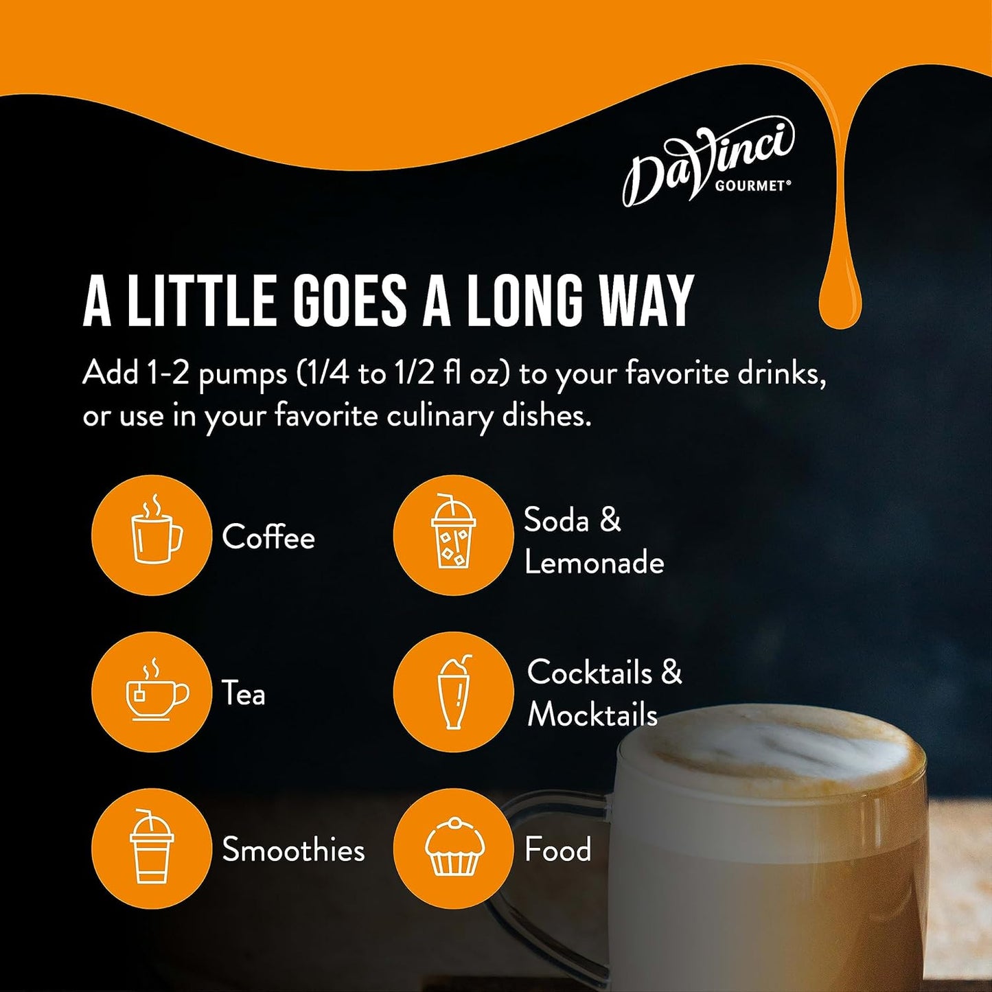 DaVinci Gourmet Green Apple Syrup, 25.4 Fluid Ounces (Pack of 1)