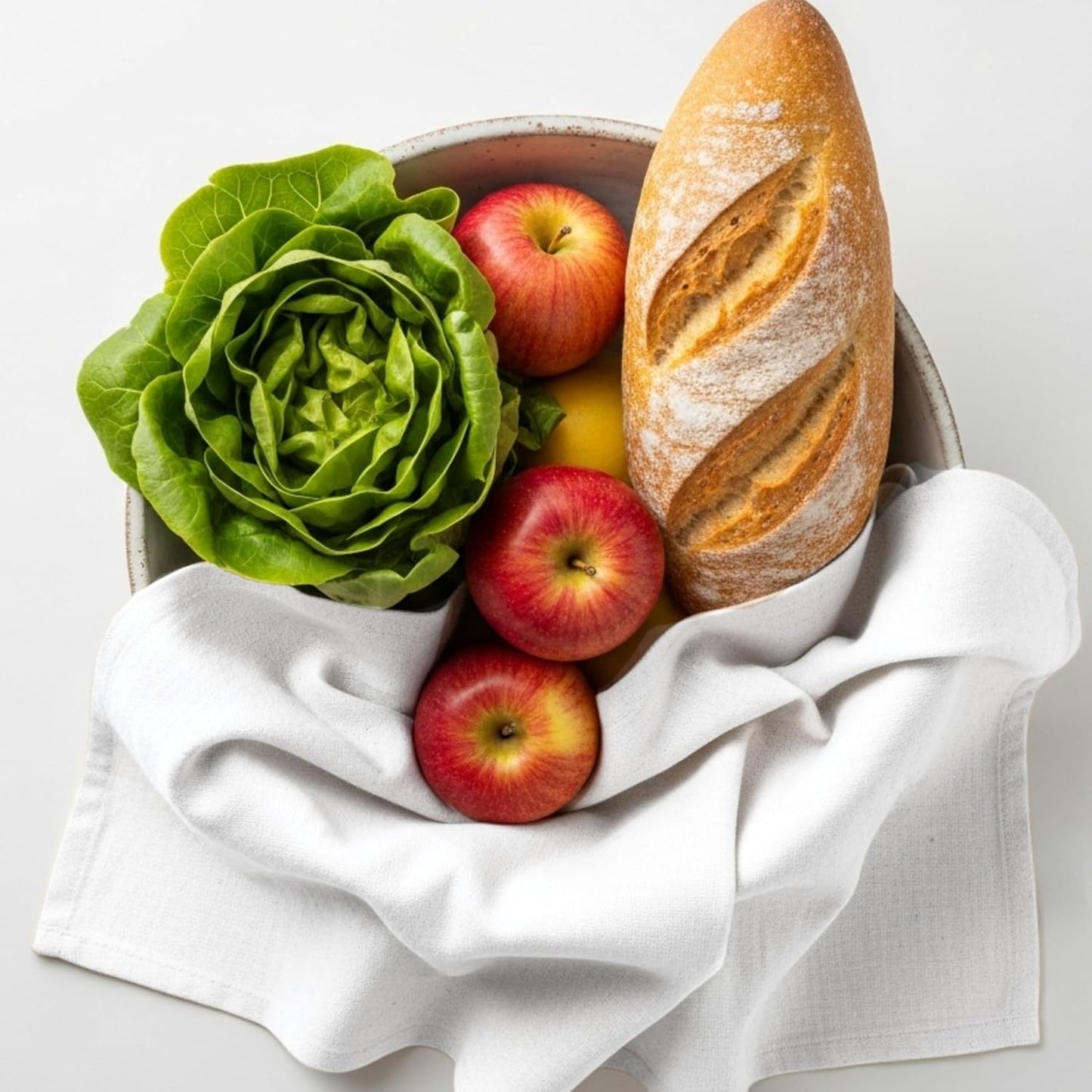 LITO LINEN AND TOWEL Flour Sack Towels – 100% Cotton, 28x28 Inches, Highly Absorbent, Embroidery-Ready Tea Towels for Kitchen & Crafts, Farmhouse Decor, Pack of 3 White