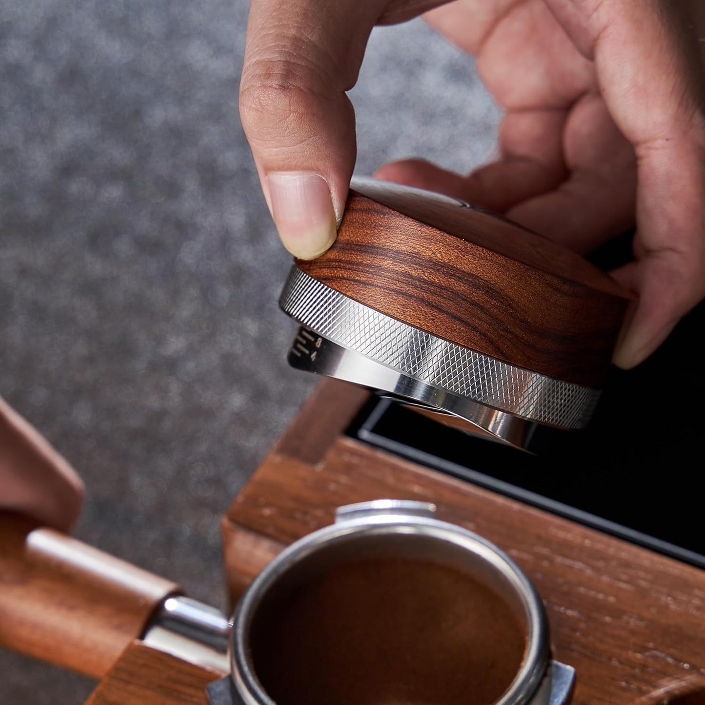 Gaggia Espresso Machine Accessories Kit: 58mm Bottomless Portafilter, Wooden 30lb Tamper, Distribution Tool, WDT Stirrer, Dosing Funnel & Puck Screen - Perfect for Gaggia Classic Models