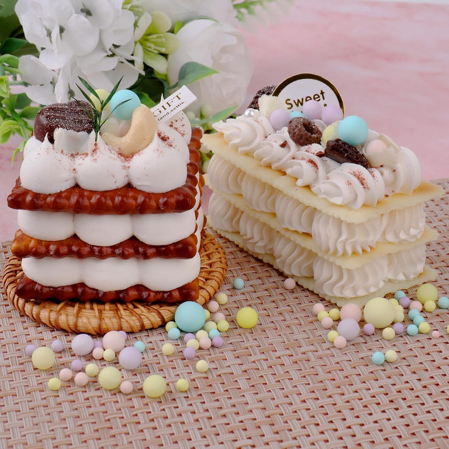 Pastel Pearl Sprinkles Cake Decorations, 6 Sizes Mix 4.6 oz Edible Sugar Sprinkles for Cupcake Cookies Ice Cream Donuts Dessert Baking Topping