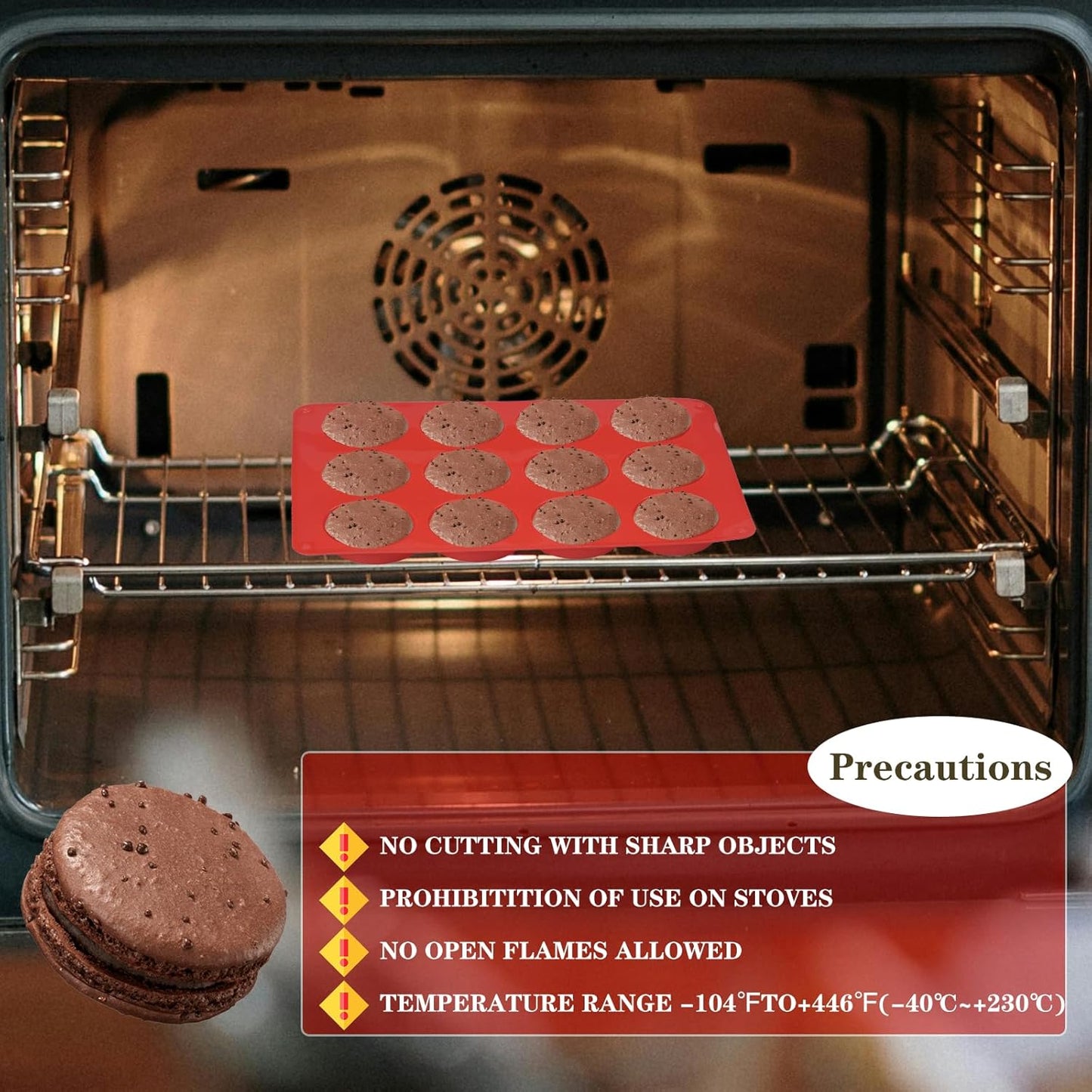 Round Chocolate Cookie Silicone Molds, New Size 12-Cavity Cylinder Chocolate Cover Cookie Silicone Molds for Candy Mini Cakes Jelly Baking (Green Red Blue)