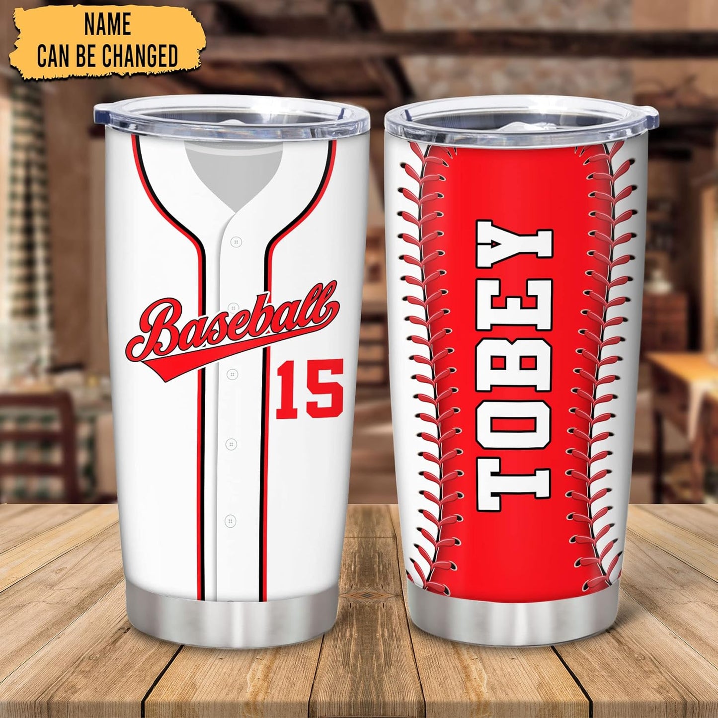 Hyturtle Personalized Baseball Tumbler Baseball Players Design Stainless Steel Double Walled Vacuum Insulated Tumblers 20oz30oz Coffee Travel Mug Cup Christmas Gift For Men Boys Friends Dad Sports Fan