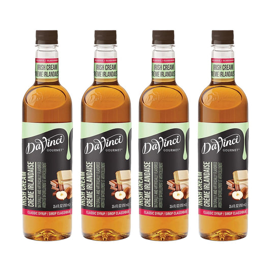 DaVinci Gourmet Classic Irish Cream Syrup, 25.4 Fluid Ounces (Pack of 4)
