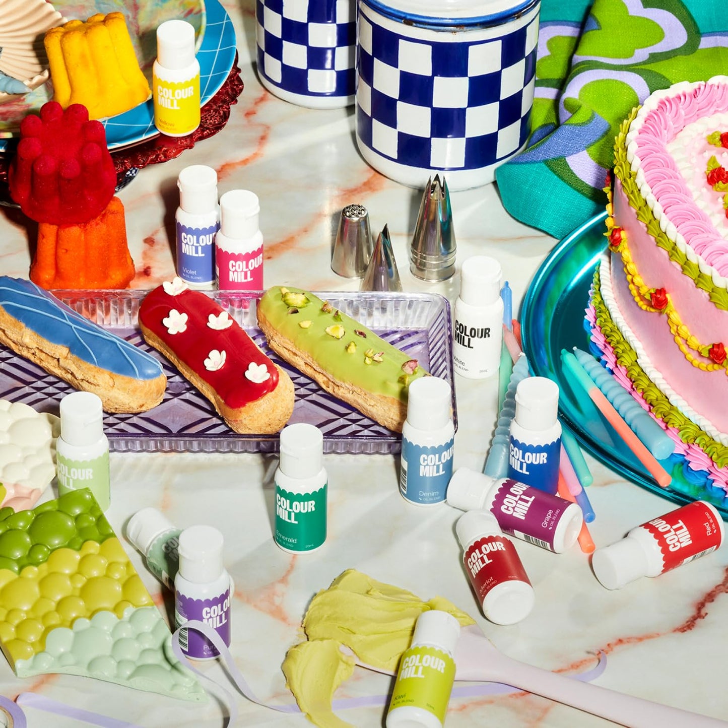 Colour Mill Oil-Based Food Coloring, 20 Milliliters - Complete Collection - All 60 Colors