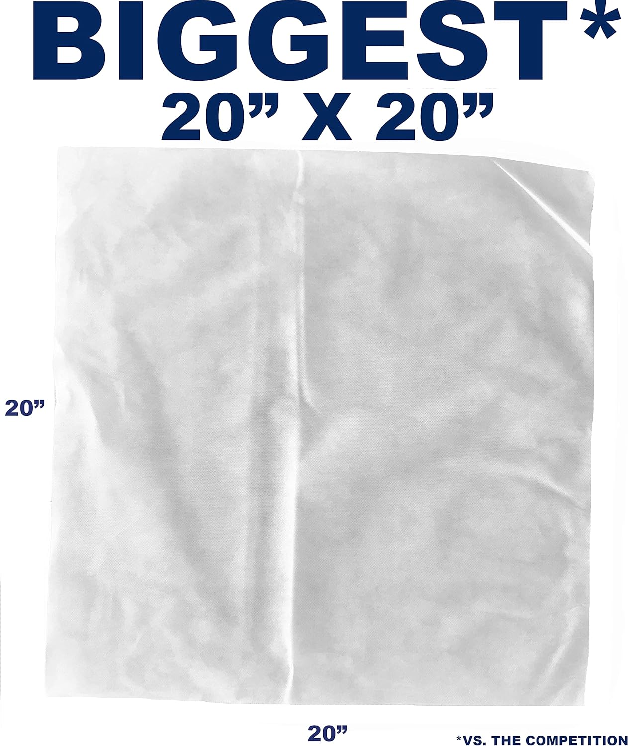 (50 Pack) Commercial Cold Brew Coffee Filters, 20" x 20" For Commercial Model Cold Brew Coffee Makers and 5-Gallon Commercial Systems