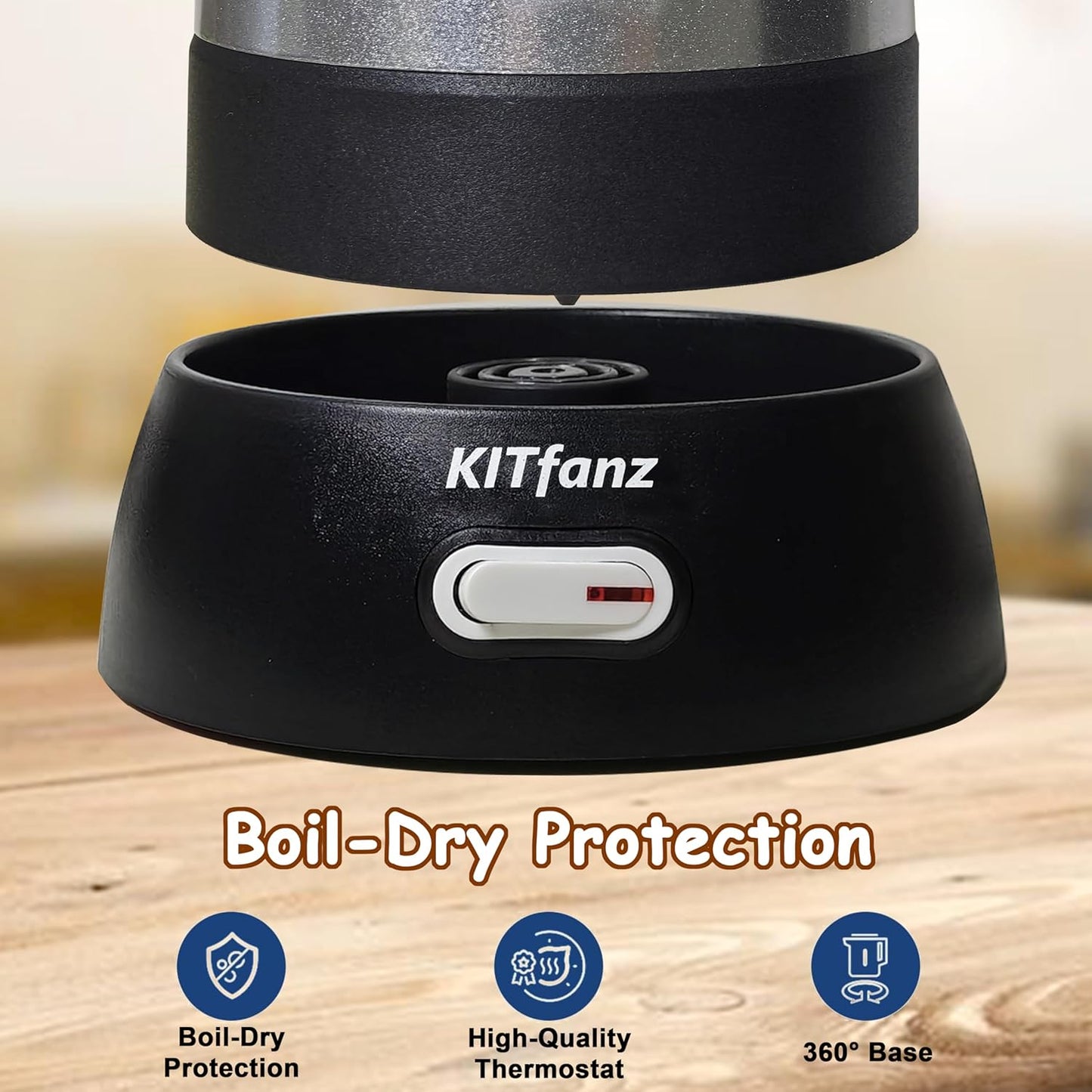 Electric Espresso Coffee Maker, Italian Coffee Pot, Electric Moka Pot, Cuban Coffee Maker, Portable Cafeteras Electricas Espresso Makers with Detachable Base 3 or 6 Cup (Bright Red)