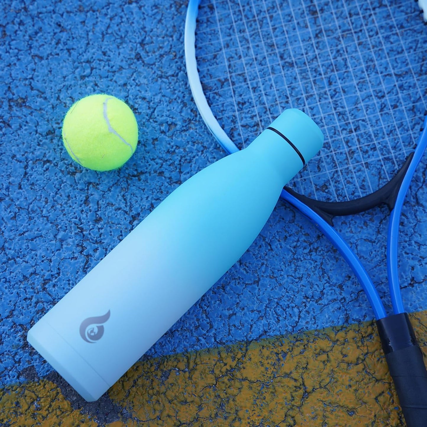 BJPKPK 25oz Insulated Stainless Steel Water Bottles Reusable Metal Travel Sports Water Bottle Keep Cold and Hot,Elegant Green