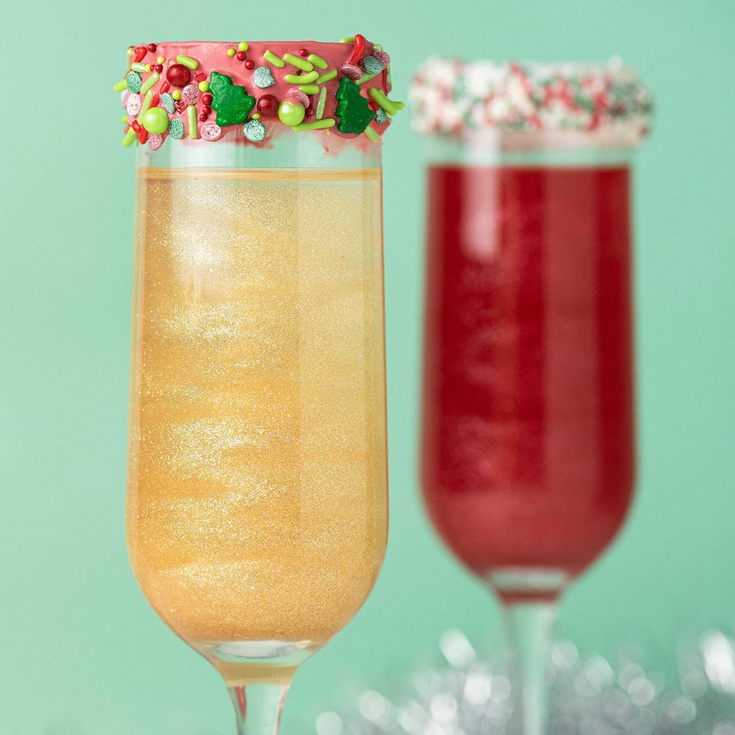 Sweets Indeed Sprinkles, Edible Sprinkle Mix, Perfect for Cake Decorations, Baking, Ice Cream, Cookies, Cupcake Topper, 4 ounces (Christmas)